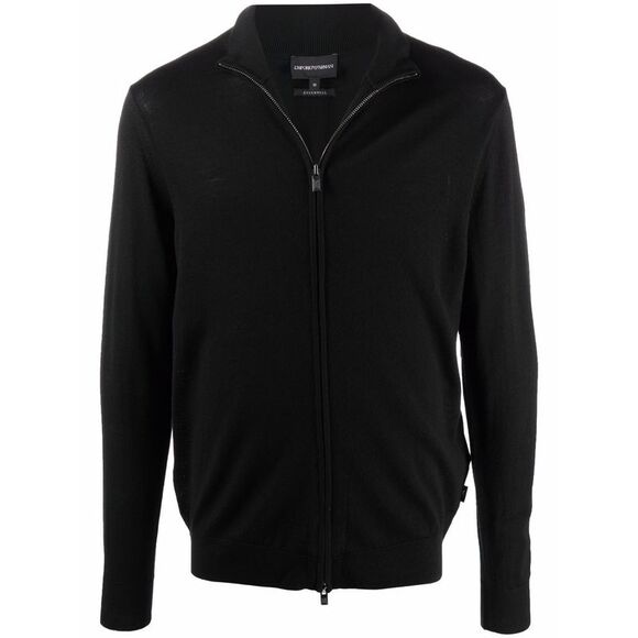 Emporio Armani Men Wool Zipped Cardigan